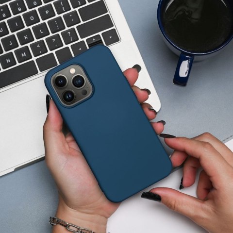 Etui na iPhone 12 / 12 PRO Silicone niebieskie