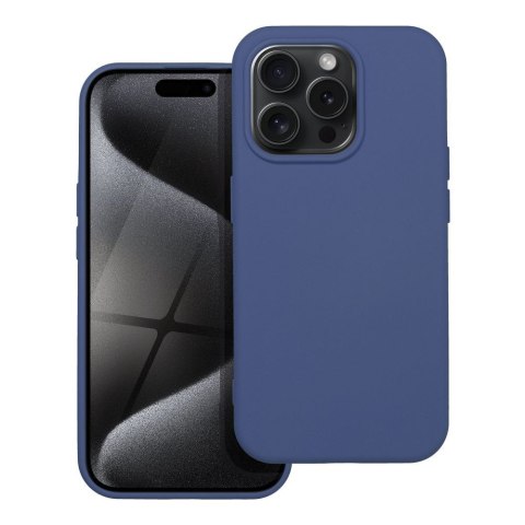 Etui na iPhone 15 PRO Silicone niebieskie