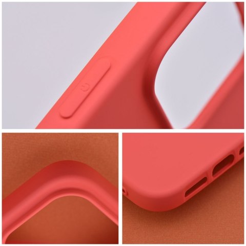 Etui na iPhone 15 Silicone brzoskwiniowe