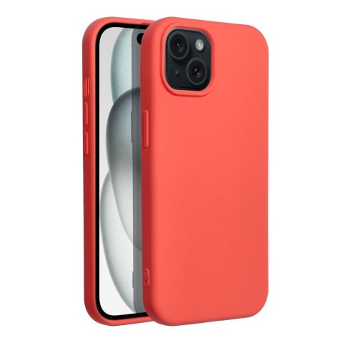 Etui na iPhone 15 Silicone brzoskwiniowe