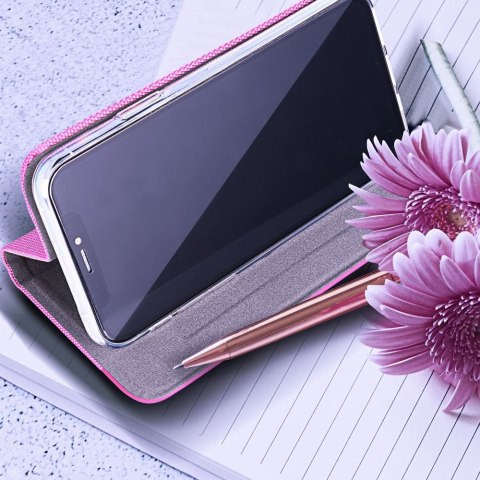 Etui z klapką na Samsung S24 FE Sensitive Book różowe