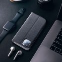 Etui z klapką na iPhone 16e (SE 4 2025) Sensitive Book czarne