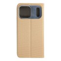 Etui z klapką na iPhone 17 PRO MAX / 18 PRO MAX Sensitive Book złote