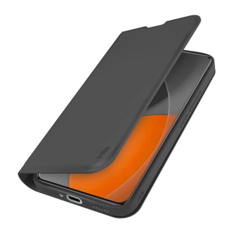 Etui SBS Wallet Smooth na Xiaomi Redmi Note 15 Pro z klapką - czarne