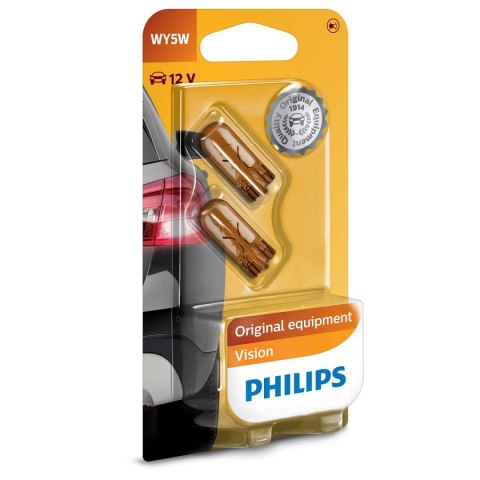 Philips Żarówka samochodowa WY5W 2szt. 12V 5W 12396NAB2