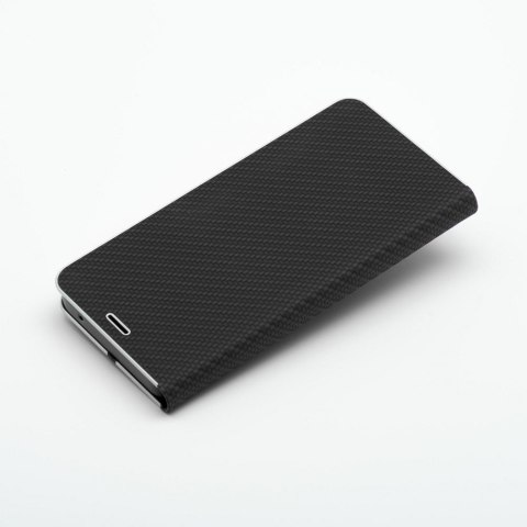 Etui z klapką na Huawei P30 LITE Luna Book Carbon czarne