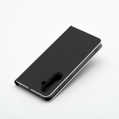 Etui z klapką na Huawei P30 LITE Luna Book Carbon czarne