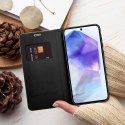 Etui z klapką na Huawei P30 LITE Luna Book Carbon czarne