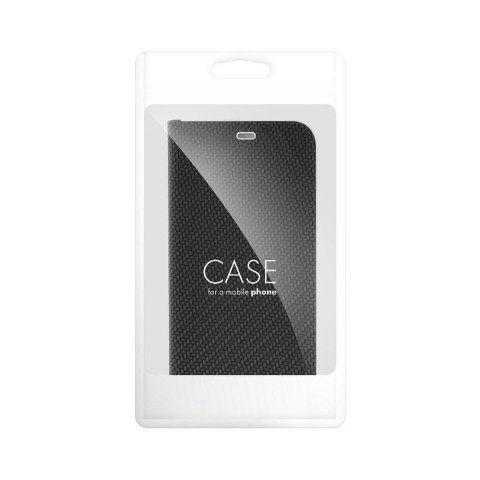 Etui z klapką na Huawei P30 LITE Luna Book Carbon czarne