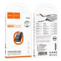 Adapter OTG Lightning do USB A Hoco UA36 czarny transparentny