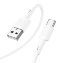 Kabel USB A do USB C Hoco 3A 1 m X83 biały
