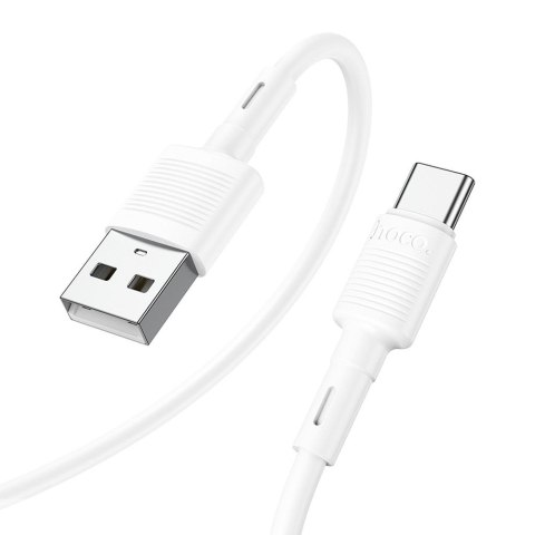 Kabel USB A do USB C Hoco 3A 1 m X83 biały