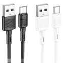 Kabel USB A do USB C Hoco 3A 1 m X83 biały
