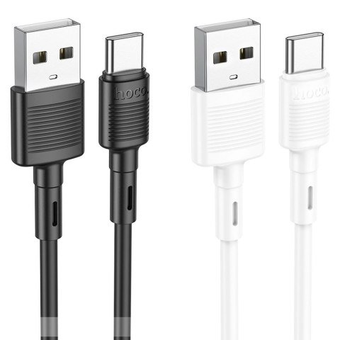 Kabel USB A do USB C Hoco 3A 1 m X83 biały