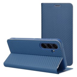 Etui z klapką na Xiaomi Redmi 15C (173,16 x 81,07 x 8,2) Luna Book Carbon niebieskie