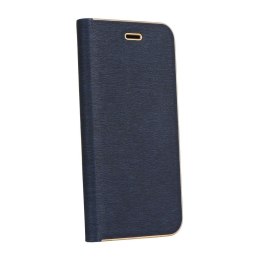 Etui z klapką na iPhone 7 / 8 / SE 2020 / SE 2022 Luna Book Gold granatowe