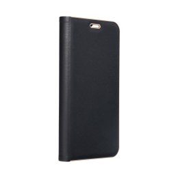 Etui z klapką na Samsung A50 Luna Book Gold czarne