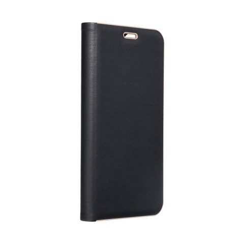 Etui z klapką na Samsung S10 Luna Book Gold czarne