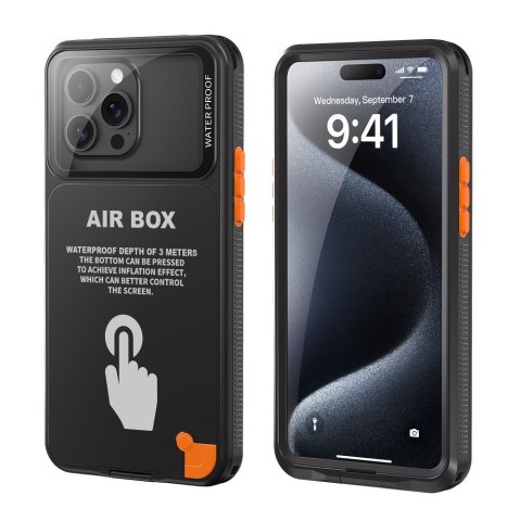 Etui na Airbox 6.7 Shellbox wodoodporne czarne