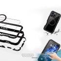 Etui na iPhone 16 PRO MAX Shellbox GT wodoodporne zgodne z MagSafe czarne