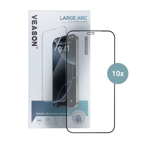 Szkło Hartowane 6D do Samsung A57 5G (SET 10in1) Veason Pro Glass czarne