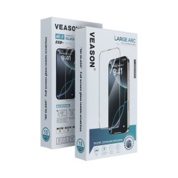 Szkło Hartowane 6D do Samsung S26 ULTRA Veason Pro Glass (SET 10in1) (działający czytnik) czarne