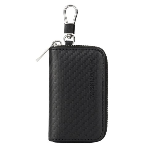 Etui Wozinsky WBS-20 RFID antykradzieżowe na klucze samochodowe - klatka Faradaya - czarne
