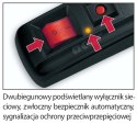 Listwa zasilająca 5 gniazd ACAR F5 3 m czarna