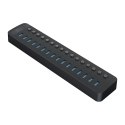 Hub Orico CT2U3-16AB 16x USB-A 3.0 z włącznikami - czarny