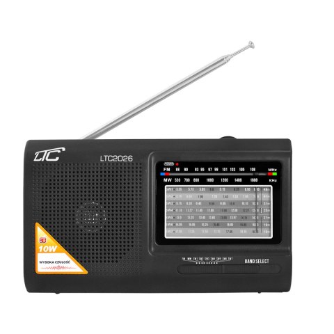 LTC przenośne radio WILGA, czarne