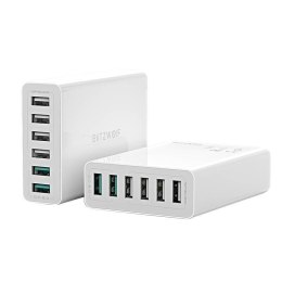 Ładowarka sieciowa BLITZWOLF BW-S15 60W 6xUSB-A (biała)