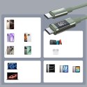 PD60W USB-C to USB-C Digital Display 1.2m Nylon Cable - green