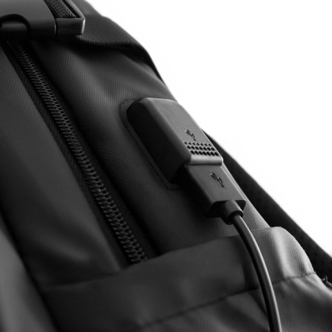 Plecak Wozinsky WPW-20L z kieszenią na laptopa podróżny 40x20x25 cm do luku bagażowego - czarny