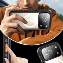 Etui na iPhone 17 Pro Max wodoodporne Shellbox Dot zgodne z MagSafe czarne