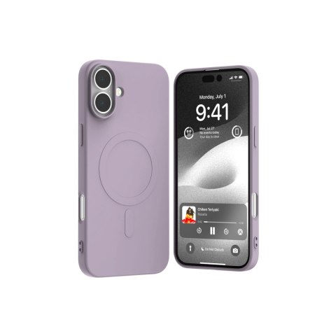 Mercury Semi-Silicon MagSafe iPhone 16 Plus (6.7), LILAC PURPLE / FIOLETOWY