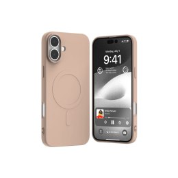Mercury Semi-Silicon MagSafe iPhone 16 Plus (6.7), PINK SAND / PUDROWY RÓŻ