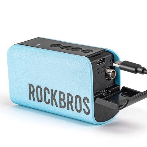 Pompka elektryczna Rockbros 42520006001 kompresor z cyfrowym wyświetlaczem do piłek / balonów - niebieska