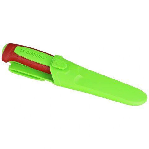 Nóż Mora Basic 511 (C) Ivy Green / Dala Red Polimer, Satin C100S Carbon