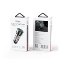 Yesido Ład. sam. Y49 PD 30W + QC3.0 18W USB-A+C , BLACK / CZARNY