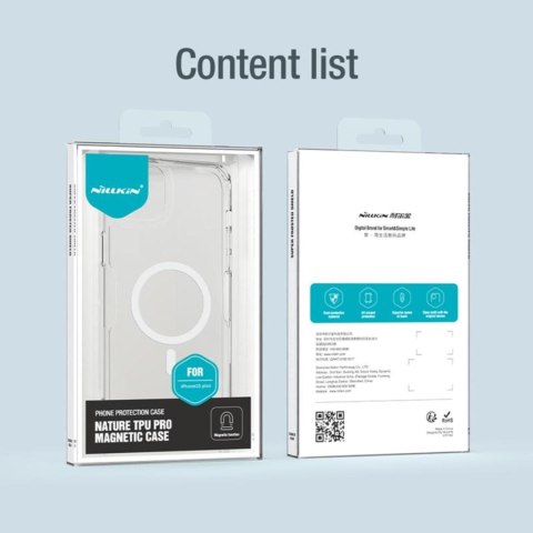 NILLKIN NATURE PRO MAGNETIC IPHONE 15 PRO (6,1) CLEAR