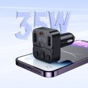 Transmiter samochodowy bluetooth Hoco USB A + USB C QC PD 35W E87 czarny