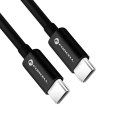 Kabel USB C do USB C Forcell F-Energy QC4.0 PD 3A 60W 2 m C338 czarny