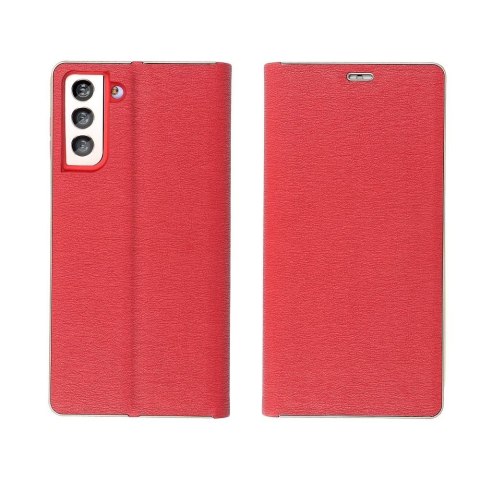 Etui z klapką na Huawei P SMART 2019 Luna Book Gold czerwone