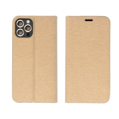 Etui z klapką na Huawei P20 LITE Luna Book Gold złote