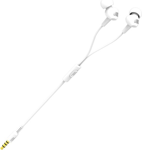 Słuchawki przewodowe douszne Jack 3,5 mm JBL C100Si białe