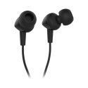 Słuchawki przewodowe douszne Jack 3,5 mm JBL C100Si czarne