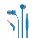 Słuchawki przewodowe douszne Jack 3,5 mm JBL T110 niebieskie