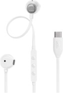 Słuchawki przewodowe douszne USB C JBL 305C białe