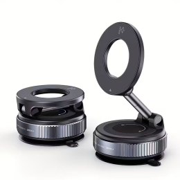Uchwyt do telefonu magnetyczny K007 z przyssawką kompatybilną z MagSafe czarny