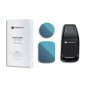 Uchwyt na telefon do samochodu uniwersalny Forcell F-Grip Carbon B060 do kratki czarny
